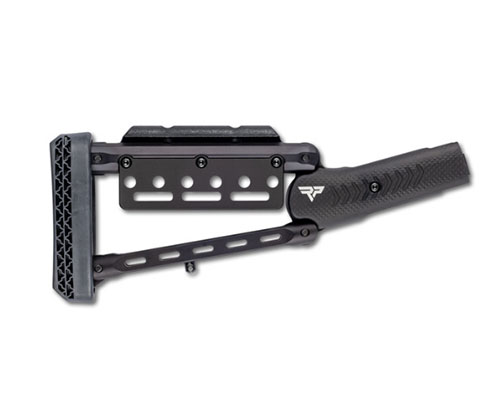 Rossi 92 Citadel Lever Stock er en lett og slitesterk 6061 aluminiumskolbe, med justerbar kinnhøyde og optimal demping for bedre presisjon.
